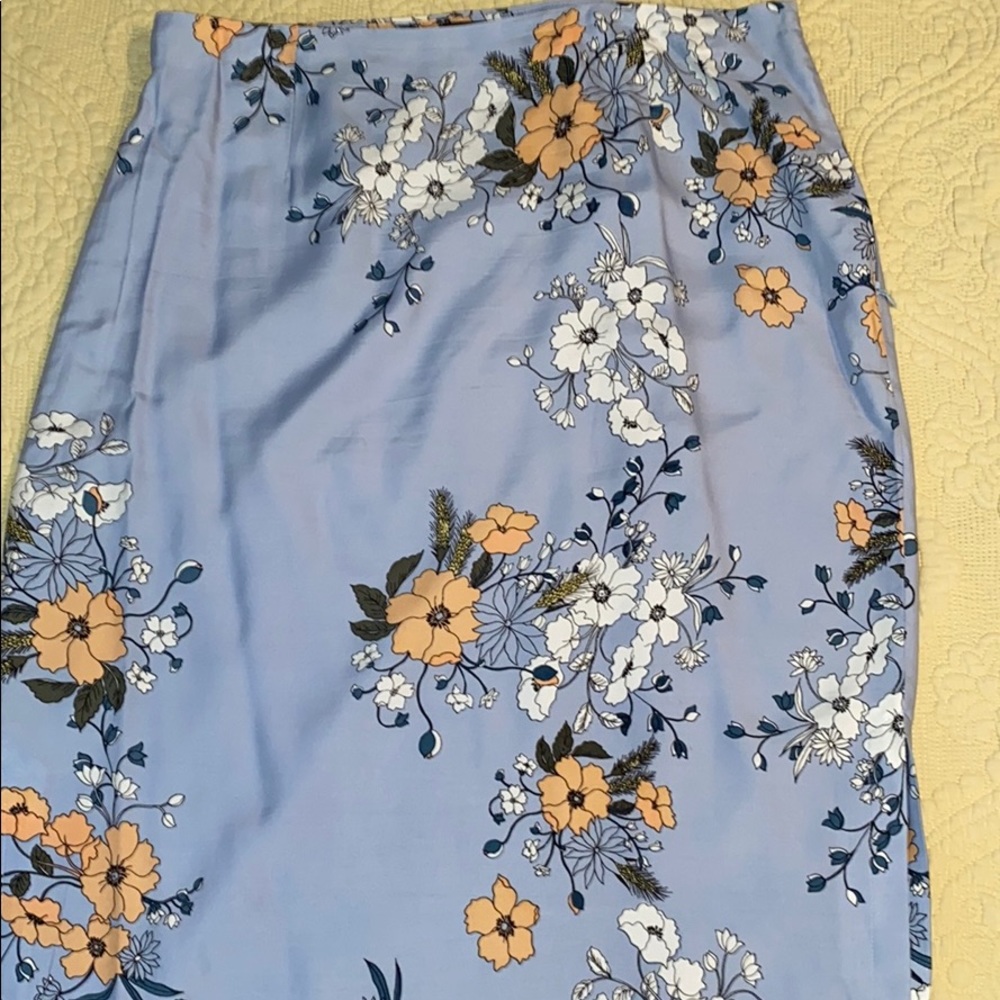J Crew silk skirt